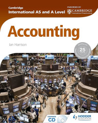 Cambridge International AS and A level accounting