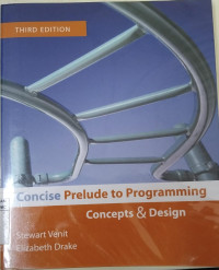 Concise Prelude to Programming Concepts & Design