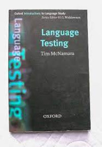 Image of Language Testing Tim McNamara