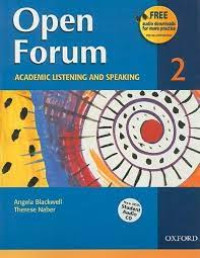 Image of Open Forum : Academic Listening and Speaking (2)