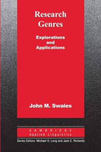 Research Genres: Explorations and Applications