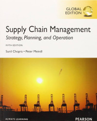 Supply Chain Management: Strategy, Planning, and Operation