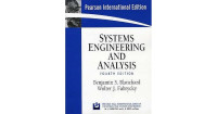 Systems Engineering and analysis FOURTH EDITION