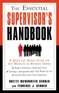 Image of The Essential Supervisor's Handbook