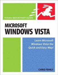 Image of Visual Quickstart Guide Microsoft Windows Vista